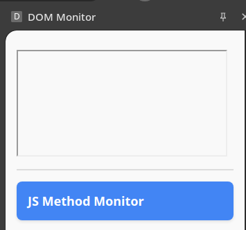 HTML injection in side panel.