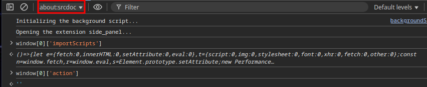 Iframe attribute pollution.